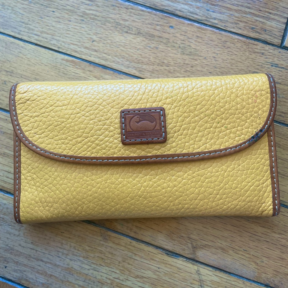 Dooney and Bourke Yellow wallet